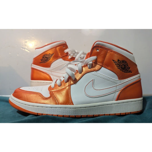 Size 12 - Air Jordan 1 Mid Metallic Orange DM3531-800