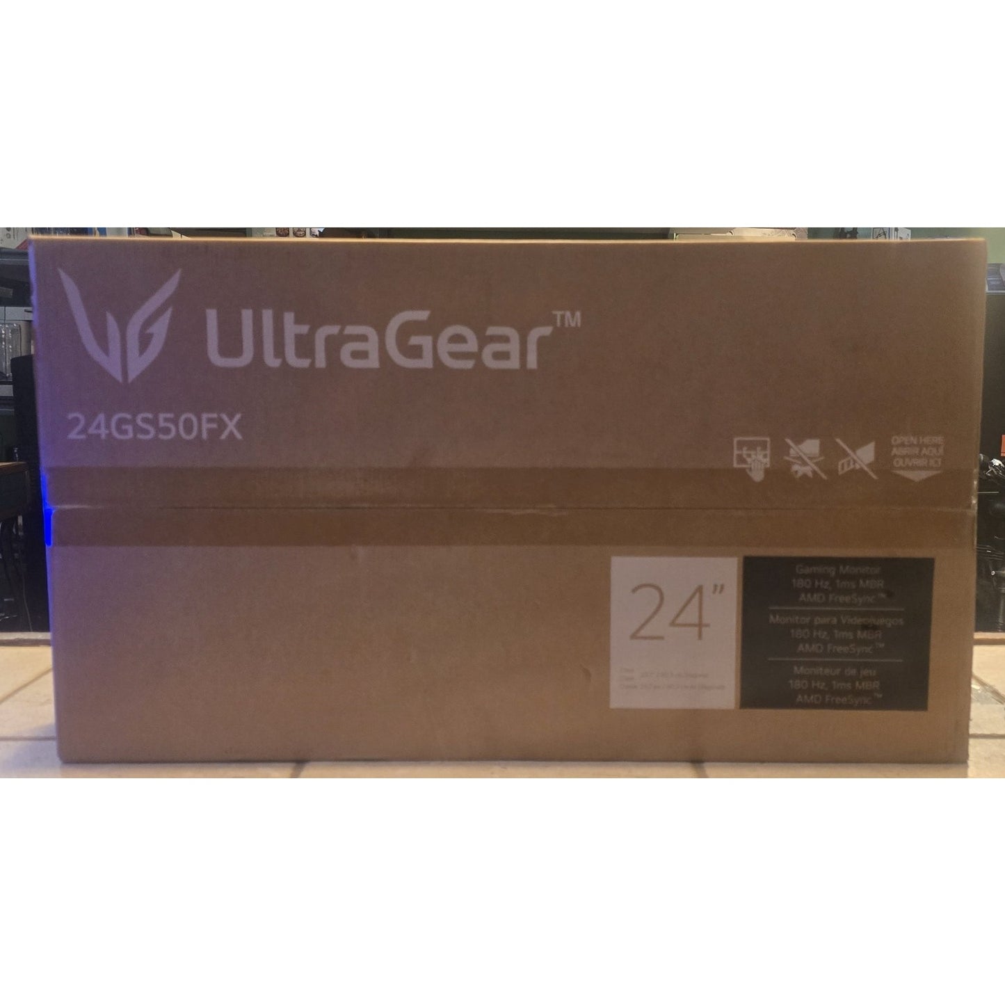 LG Ultra Gear 24" Gaming Monitor 180Hz 24GS50FX-B