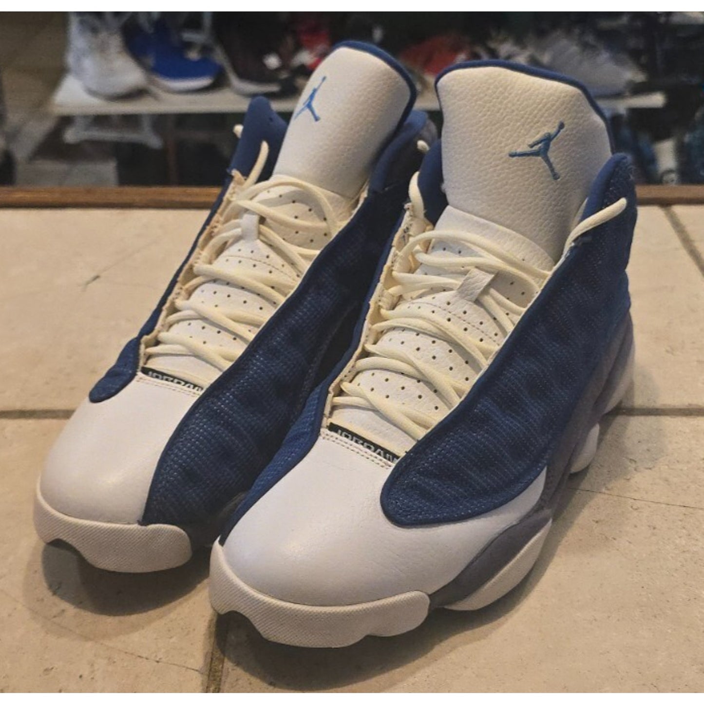 Nike Air Jordan XIII 13 Retro Flint Navy Blue Grey 414571-401 / 13M /