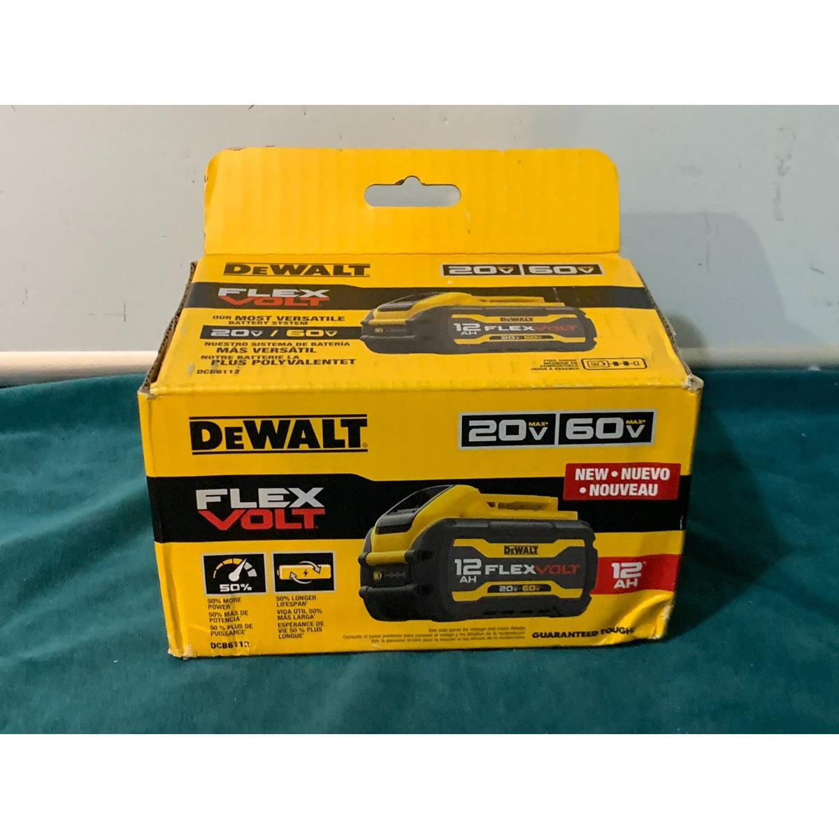 DeWALT 20V/60V FLEXVOLT Lithium-Ion 12Ah Battery Pack DCB6112