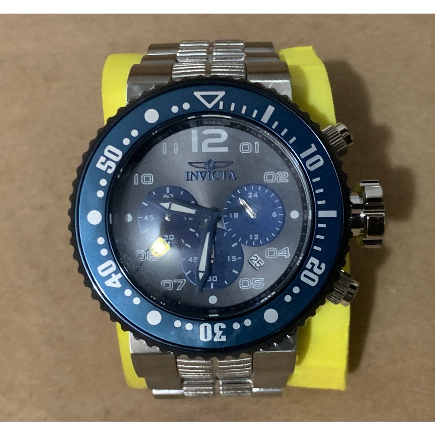 Invicta Men's 'Pro Diver' Quartz Stainless Steel Casual Watch 25074