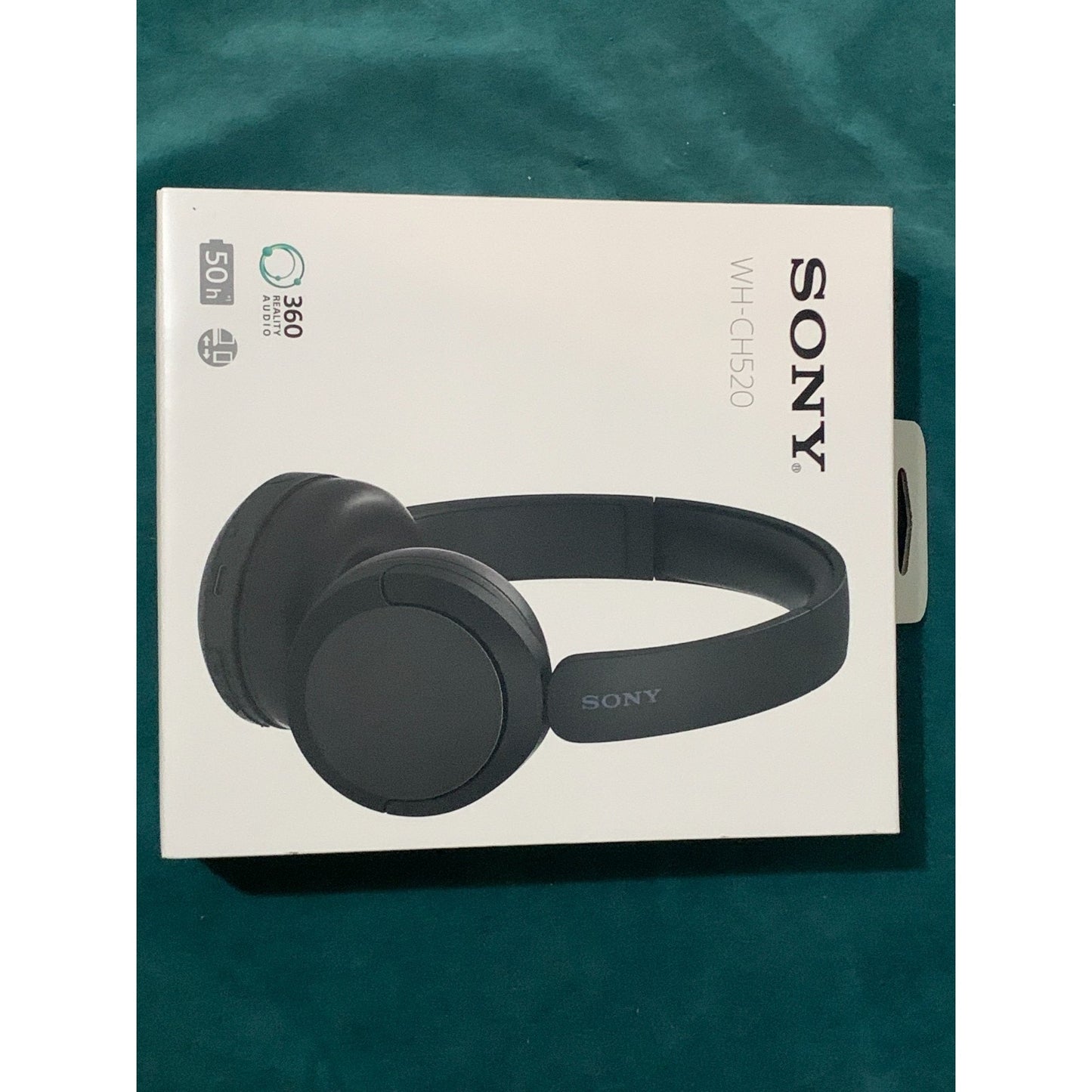 Sony WH-CH520 Wireless Over-Ear Bluetooth Headphones - Black