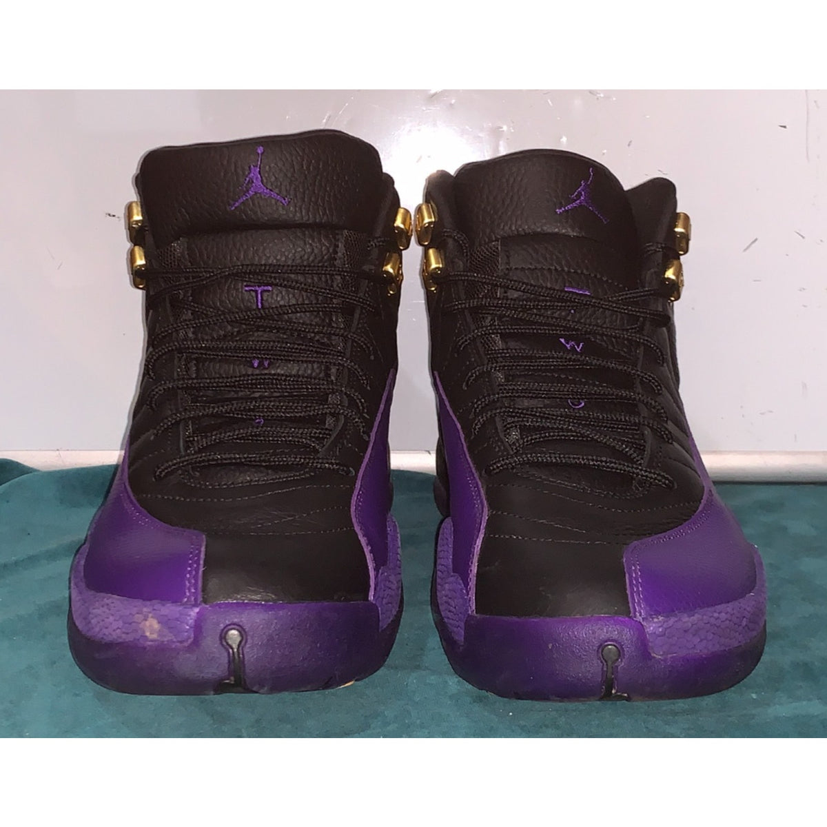 Air Jordan 12 Retro Men’s Size 12 Black/Field Purple Noir/Violet CT80113-057