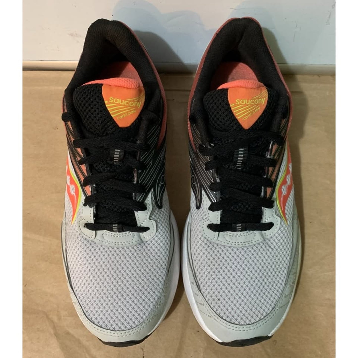 Saucony Womens Cohesion 15 S10701-16 Gray Running Shoes Sneakers Size 9