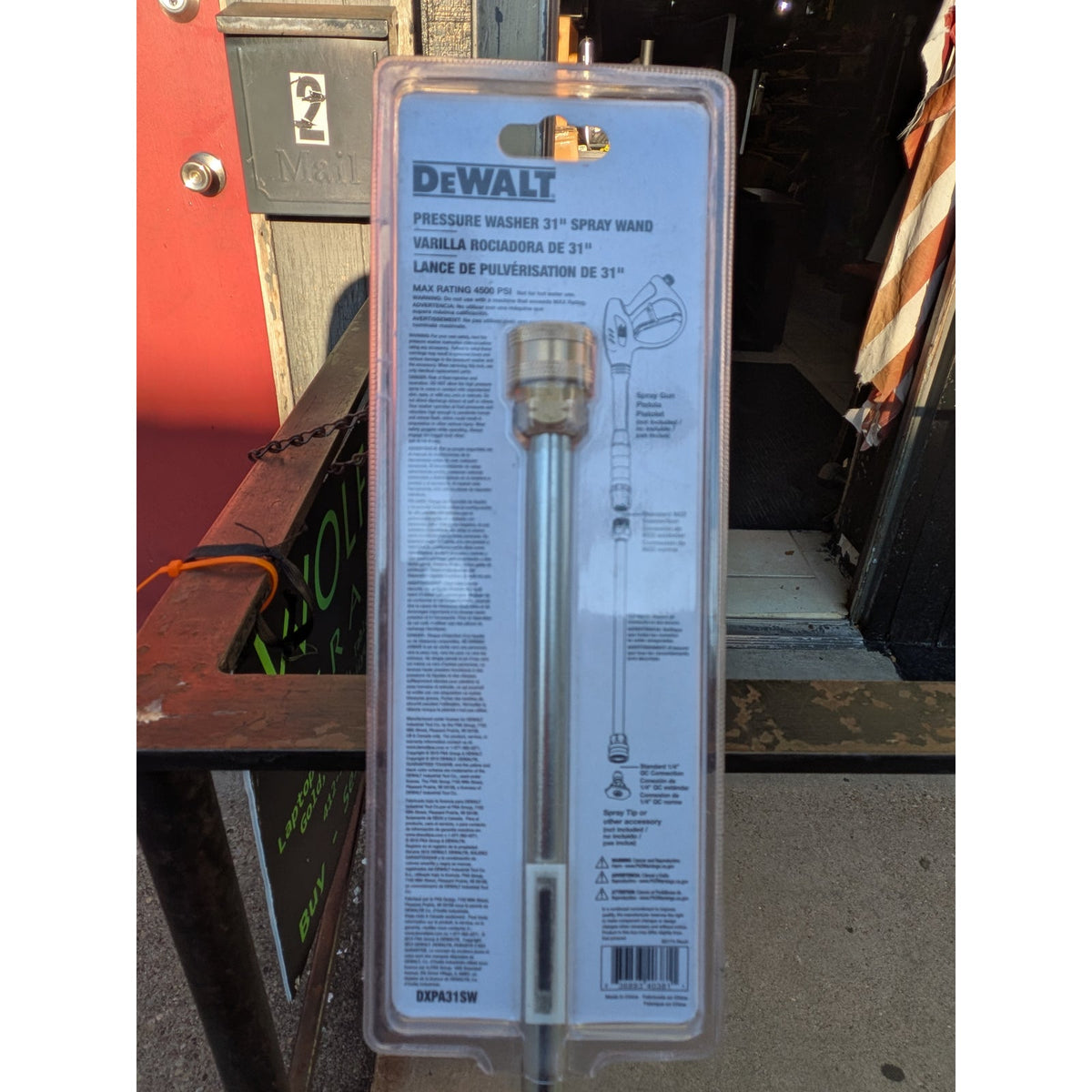 DeWalt Pressure Washer 31" Spray Wand