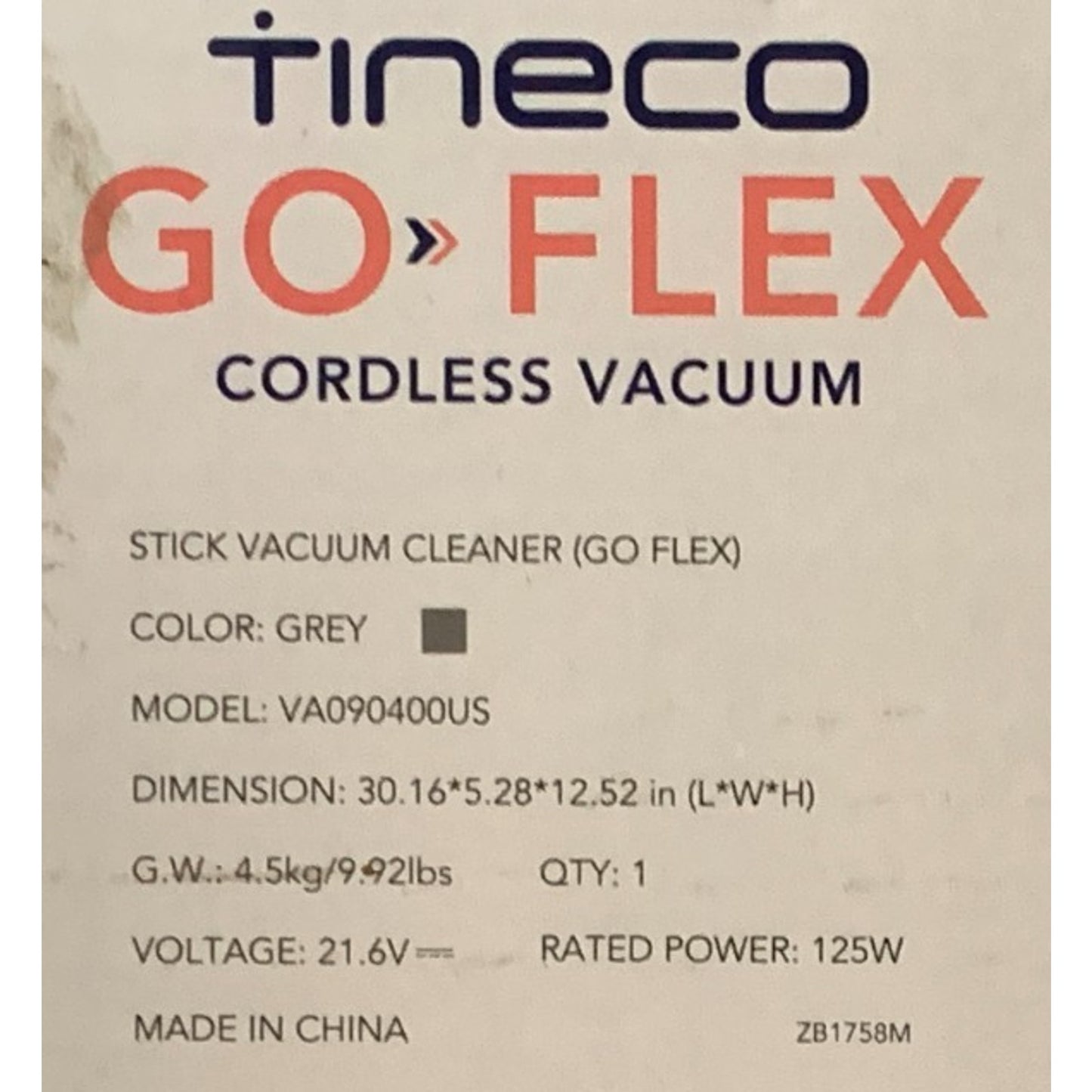 Tineco GO Flex Cordless Lightweight Stick Vacuum