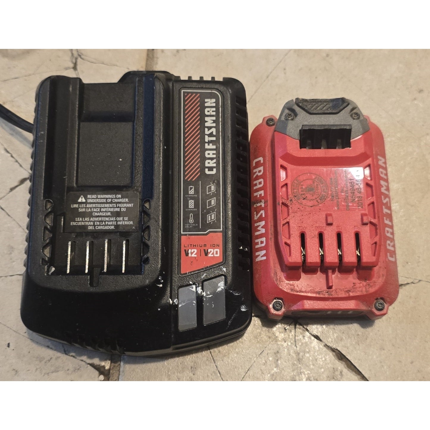Craftsman 20V Battery & Charger / CMCB202 / CMC8100 /