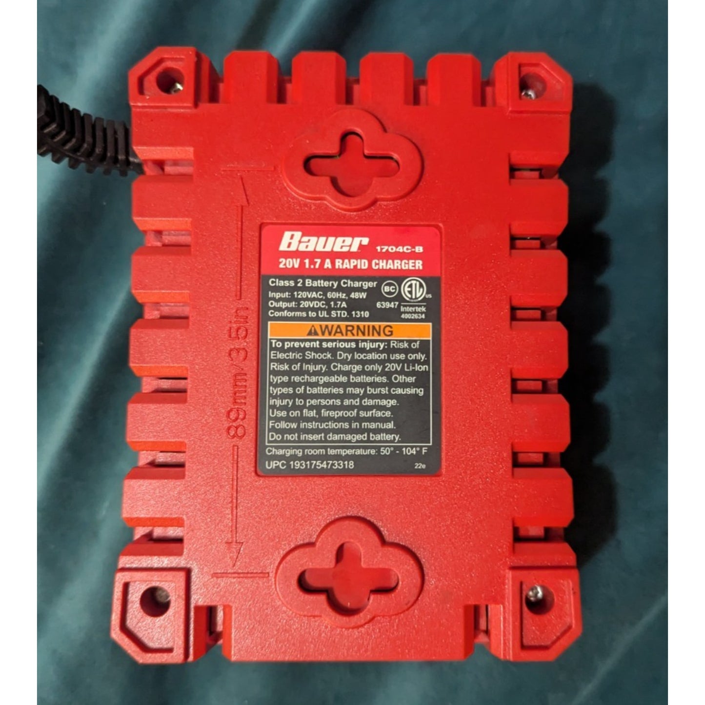 Bauer 20V Brushless Variable Speed Reciprocating Saw