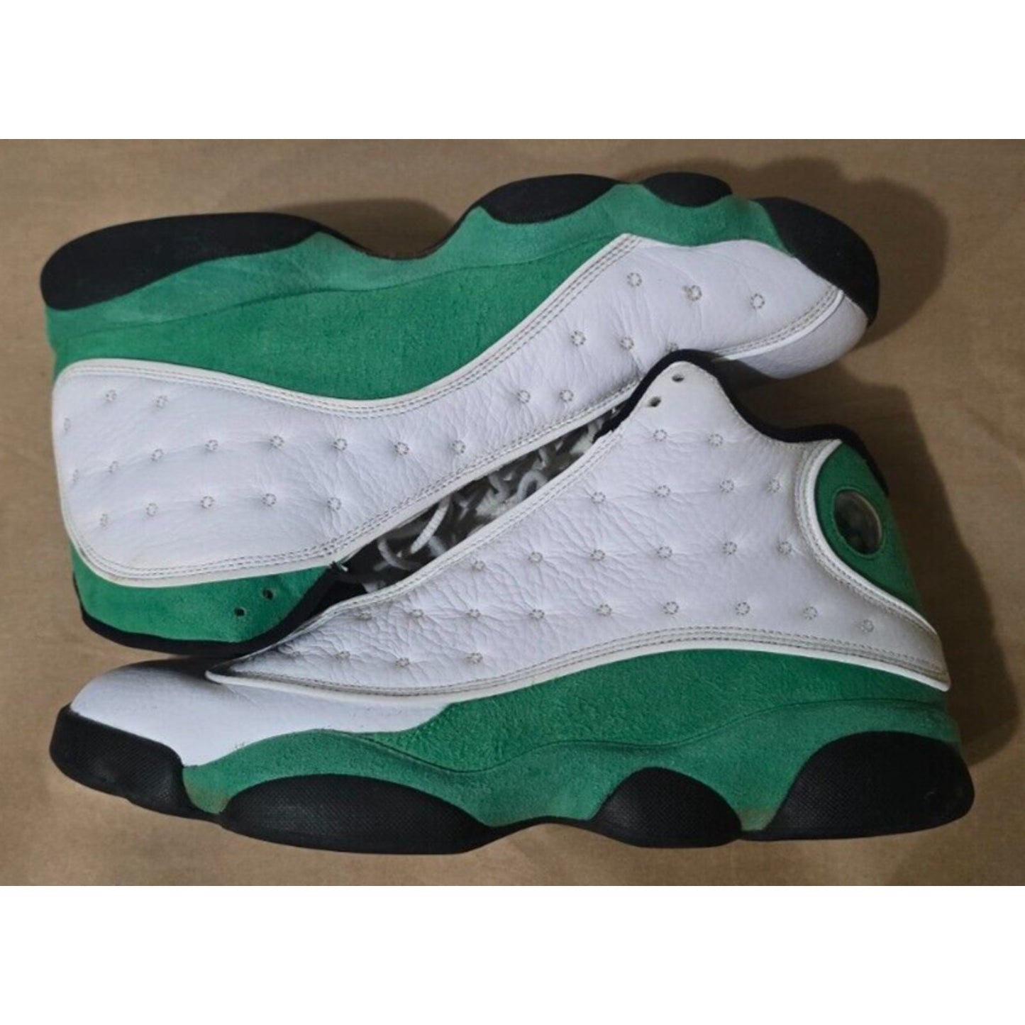 Air Jordan 13 Retro Lucky Green Size 11M DB6537-113 White Black