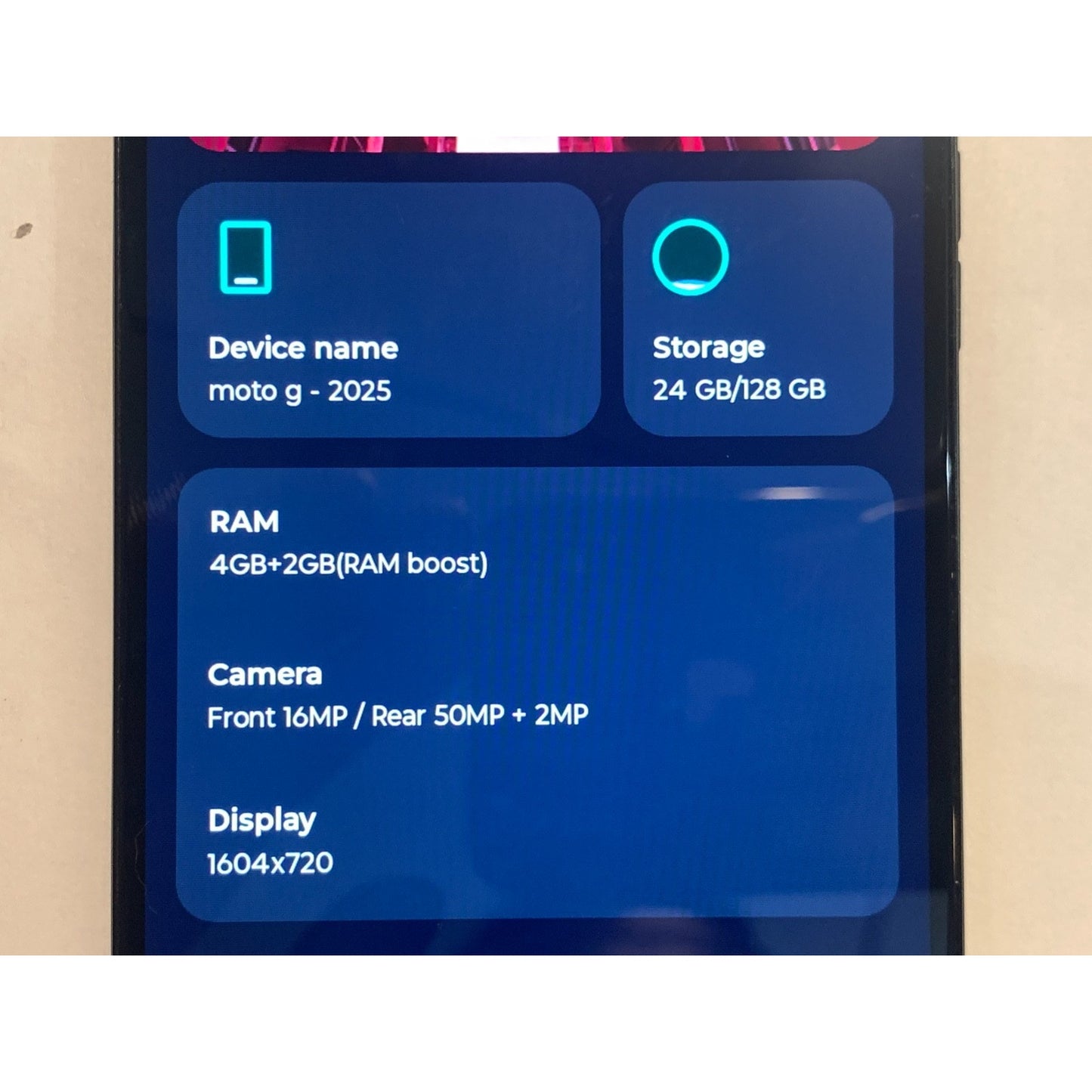 Motorola Moto G 5G 2025 XT2513 50MP 128 Gb Locked Cricket