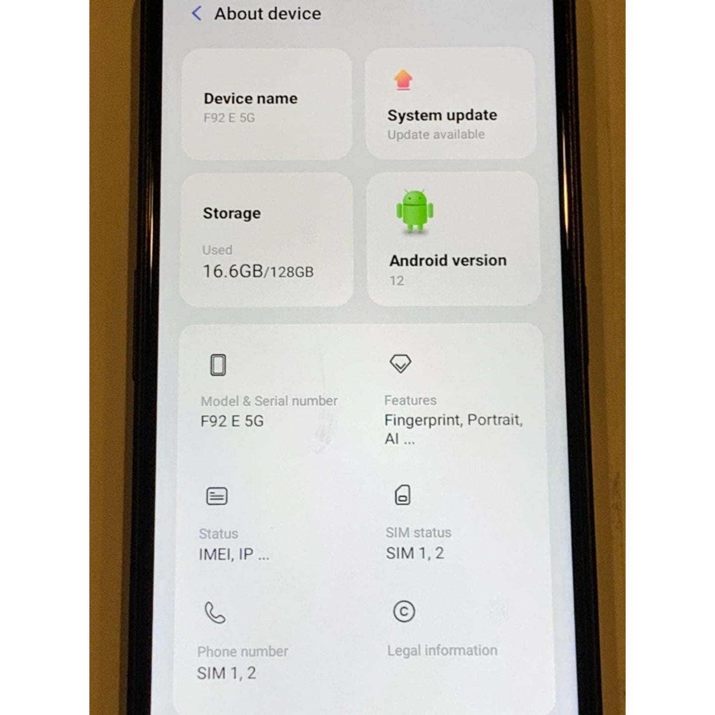 BLU F91 5G 128GB (Unlocked) Dual SIM Smartphone