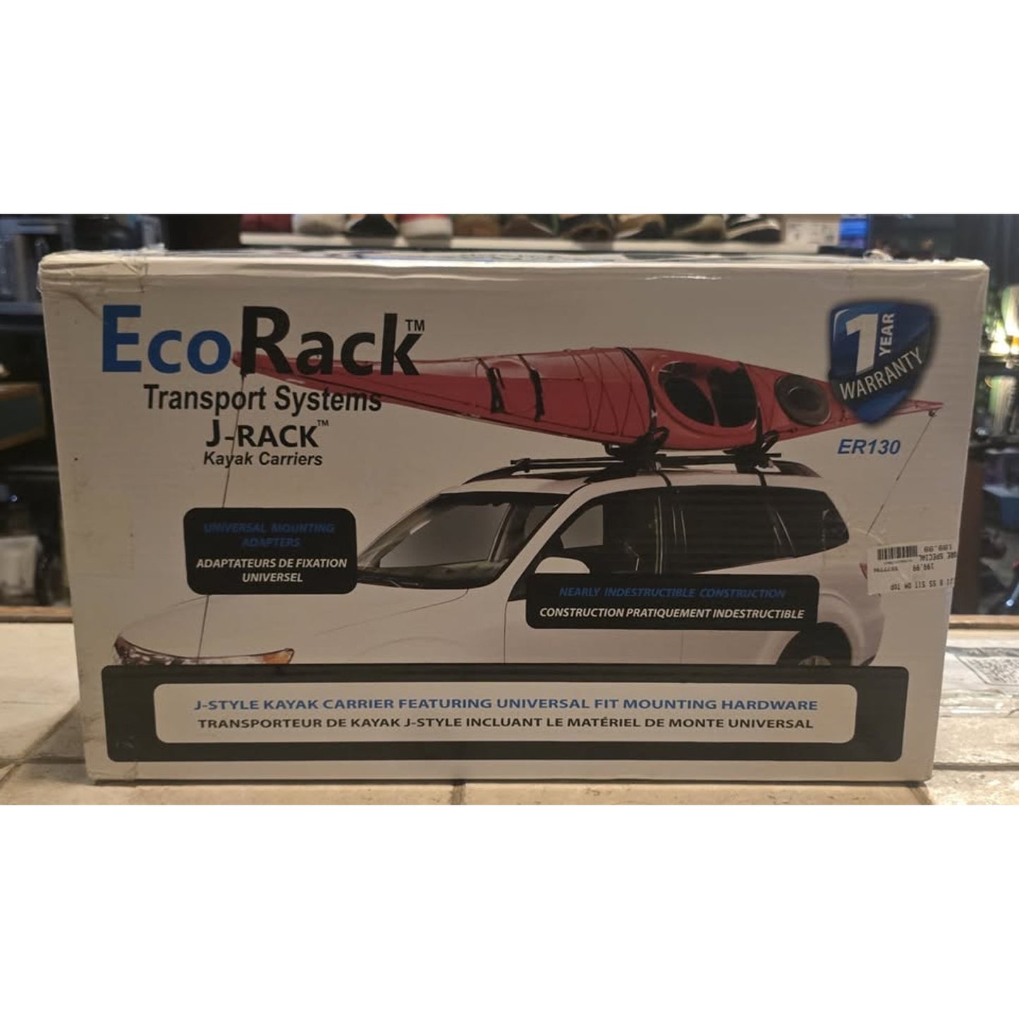 Ecorack J-Rack Kayak Carrier