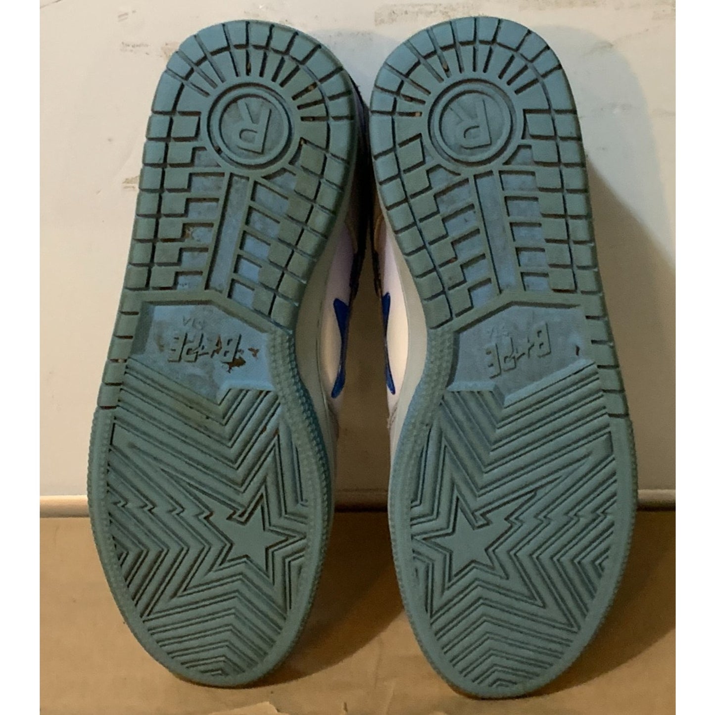 A Bathing Ape Bape SK8 STA Blue/White Size 12