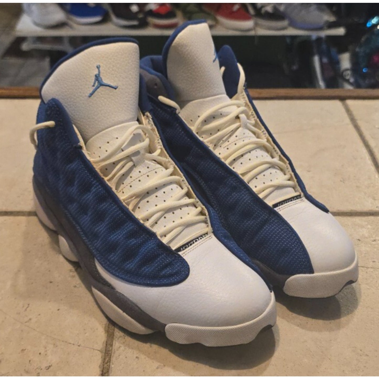 Nike Air Jordan XIII 13 Retro Flint Navy Blue Grey 414571-401 / 13M /