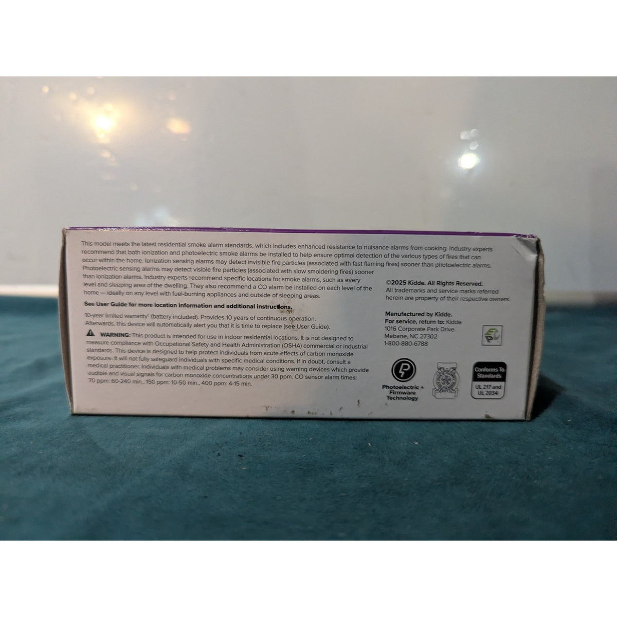 Kidde Smoke + Carbon Monoxide Alarm 30cud10