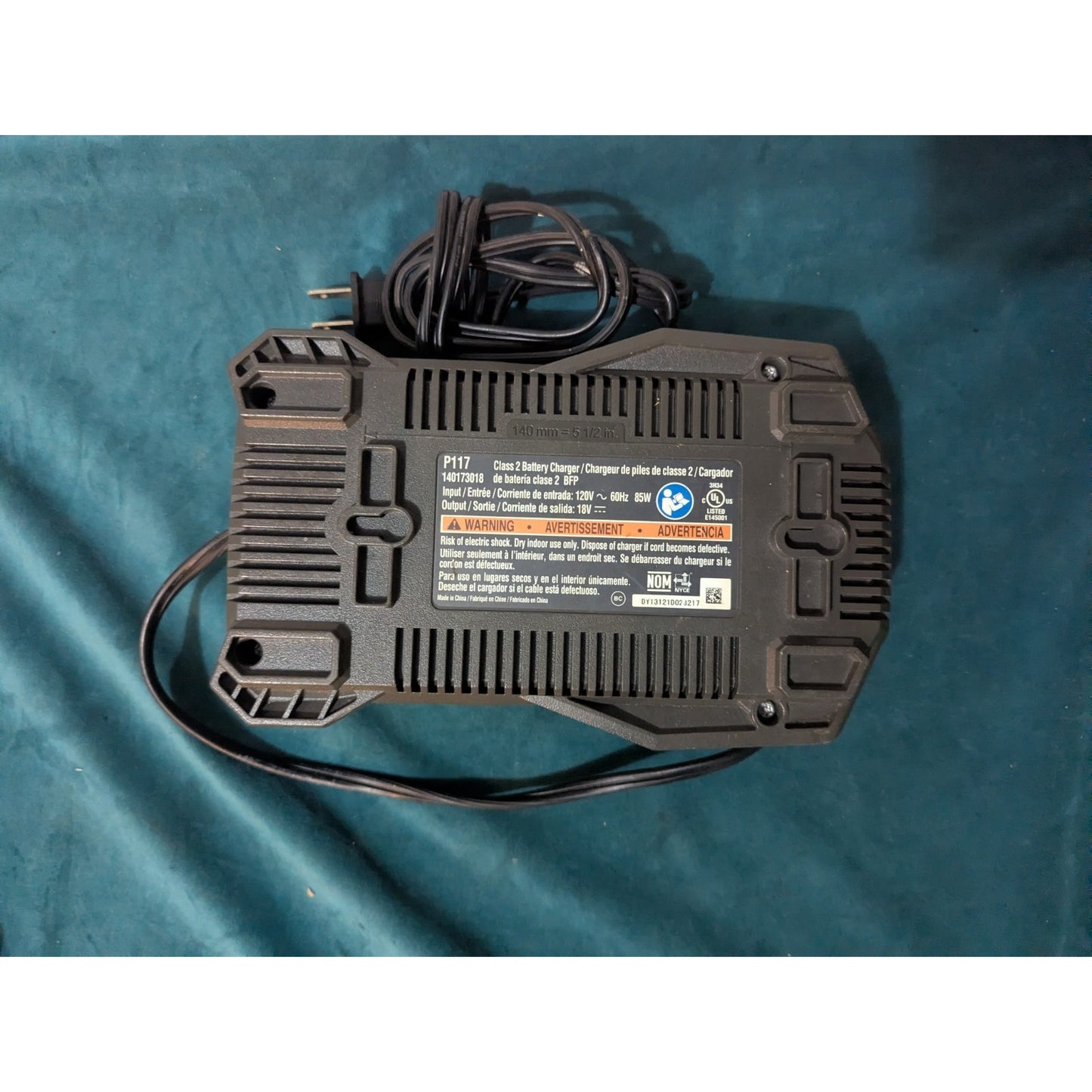 RYOBI ONE+ P117 18V IntelliPort Dual Chemistry Charger