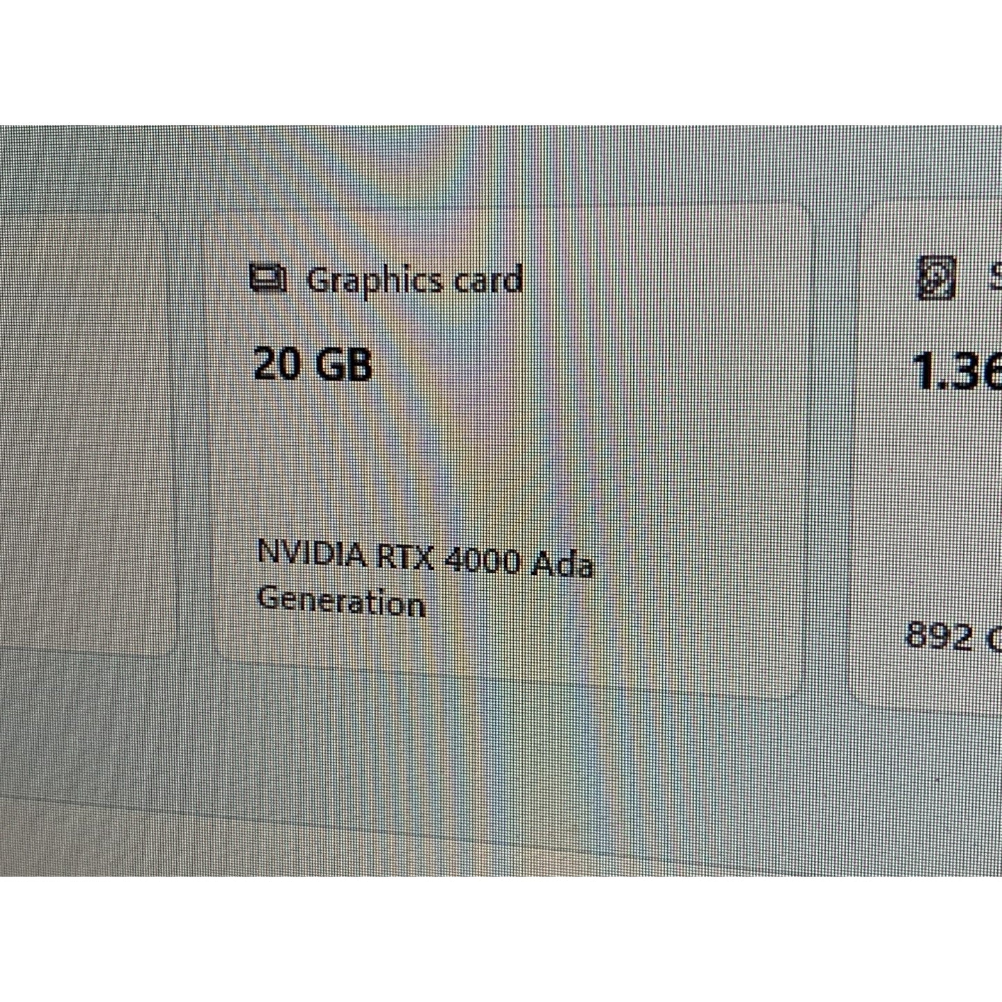PNY NVIDIA RTX 4000 ADA Generation 20GB GDDR6 Graphics Card