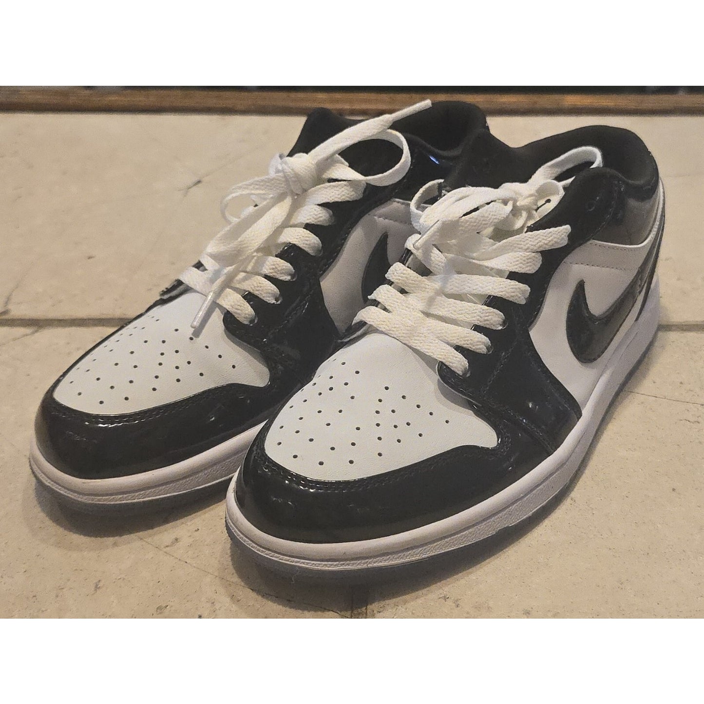 Nike Air Jordan 1 Low Concord White Black DV1309-100 Men's 7" Shoes
