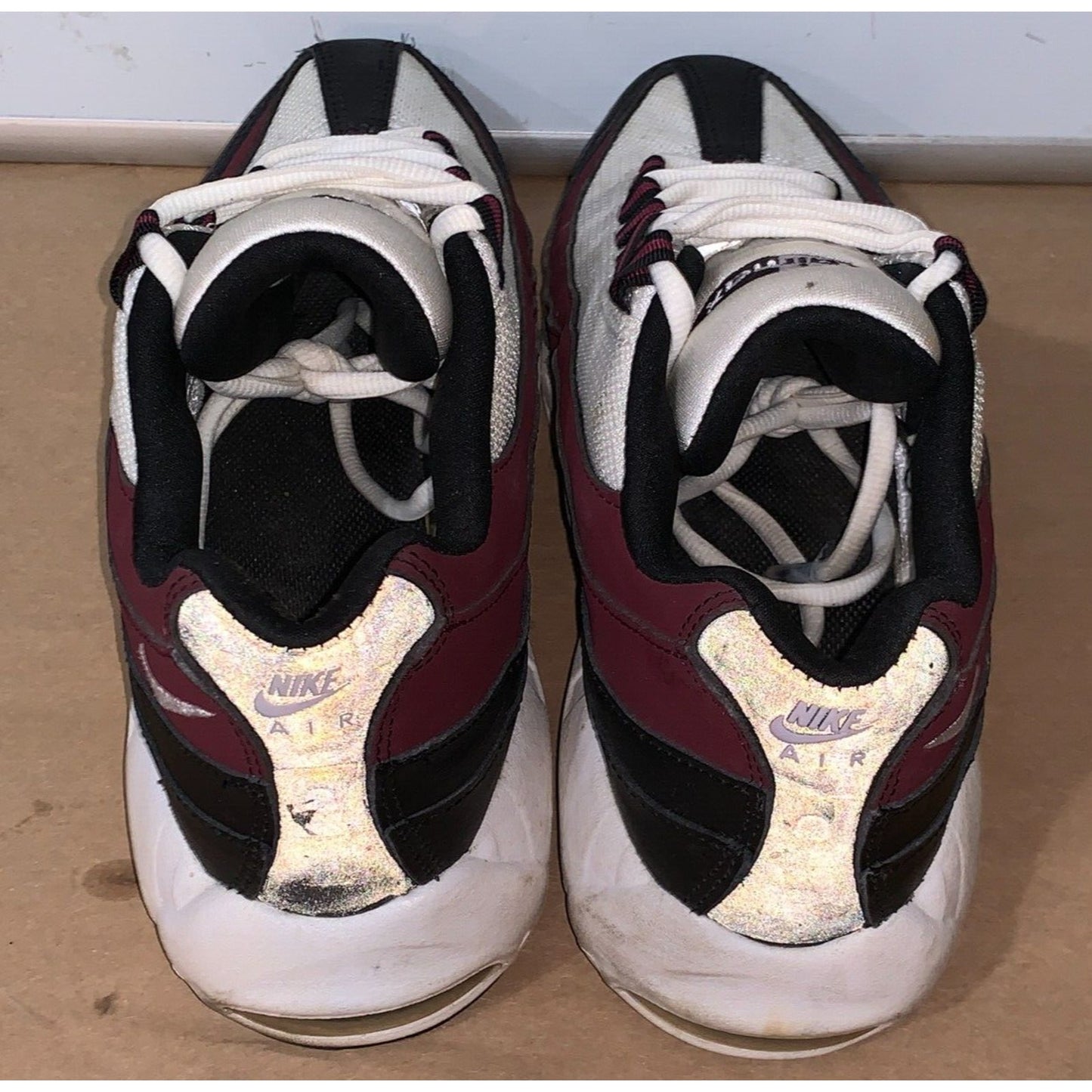 Nike Boys Air Max 95 Recraft CJ3906-104 White Casual Shoes Sneakers Size 7Y