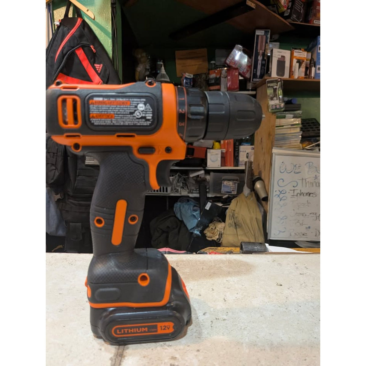BLACK+DECKER BDCDD12C 12V MAX Cordless Lithium Drill/Driver