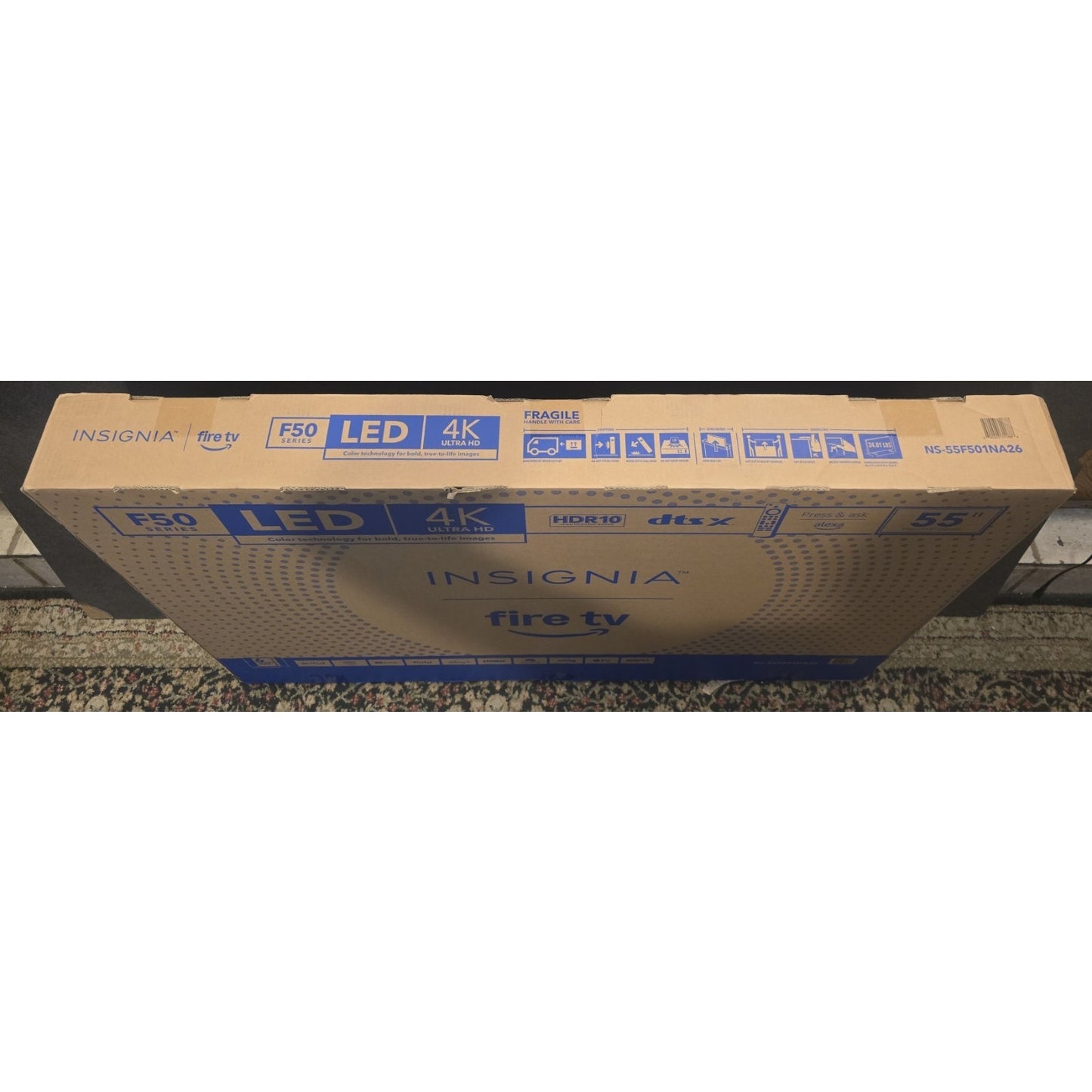 Insignia 55" Class F30 Series LED 4K UHD Smart Fire TV / NS-55F01NA26 /