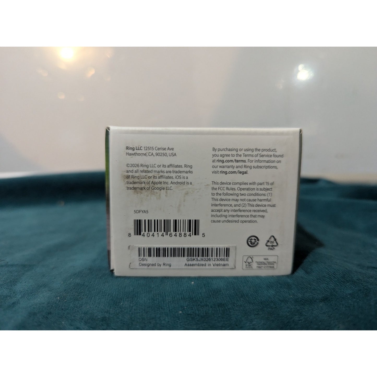 Ring Battery Doorbell Camera 2k 2nd Gen Matte Mocha