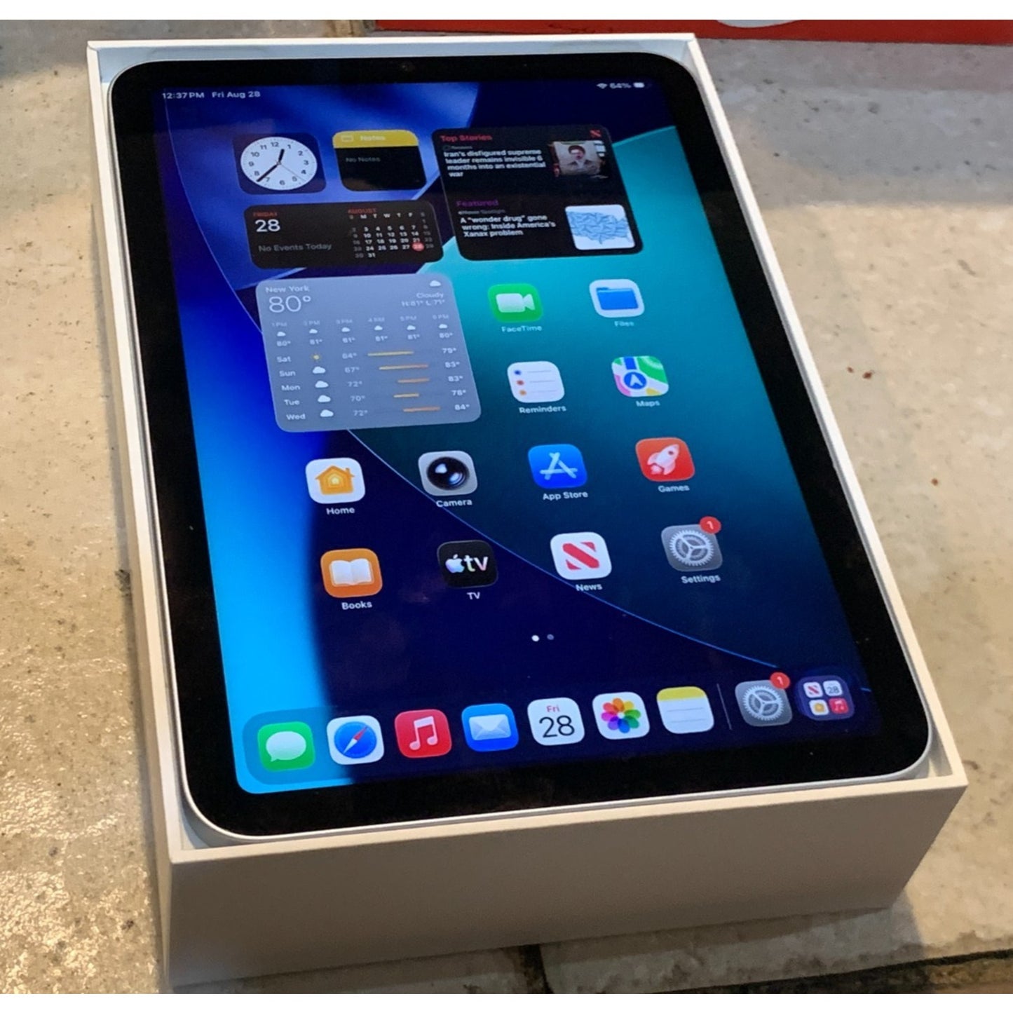 Apple iPad mini (A17 Pro) 128GB Space Gray MXN63LL/A Model A2993