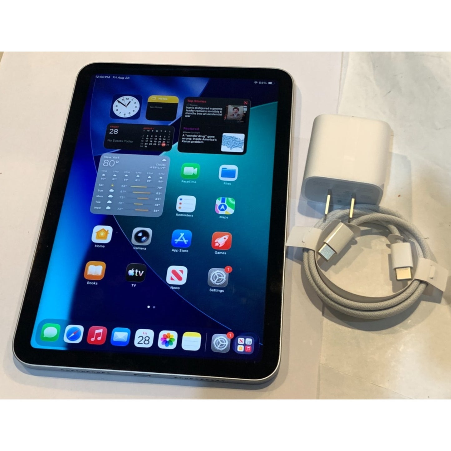 Apple iPad mini (A17 Pro) 128GB Space Gray MXN63LL/A Model A2993