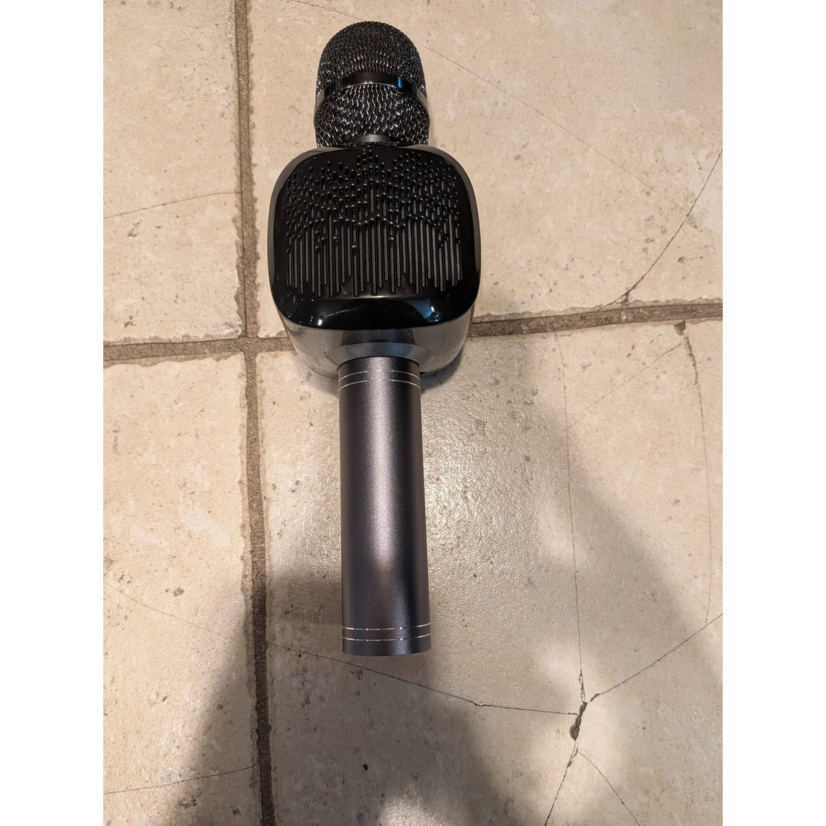 Wireless Karaoke Speaker Microphone / Gray /