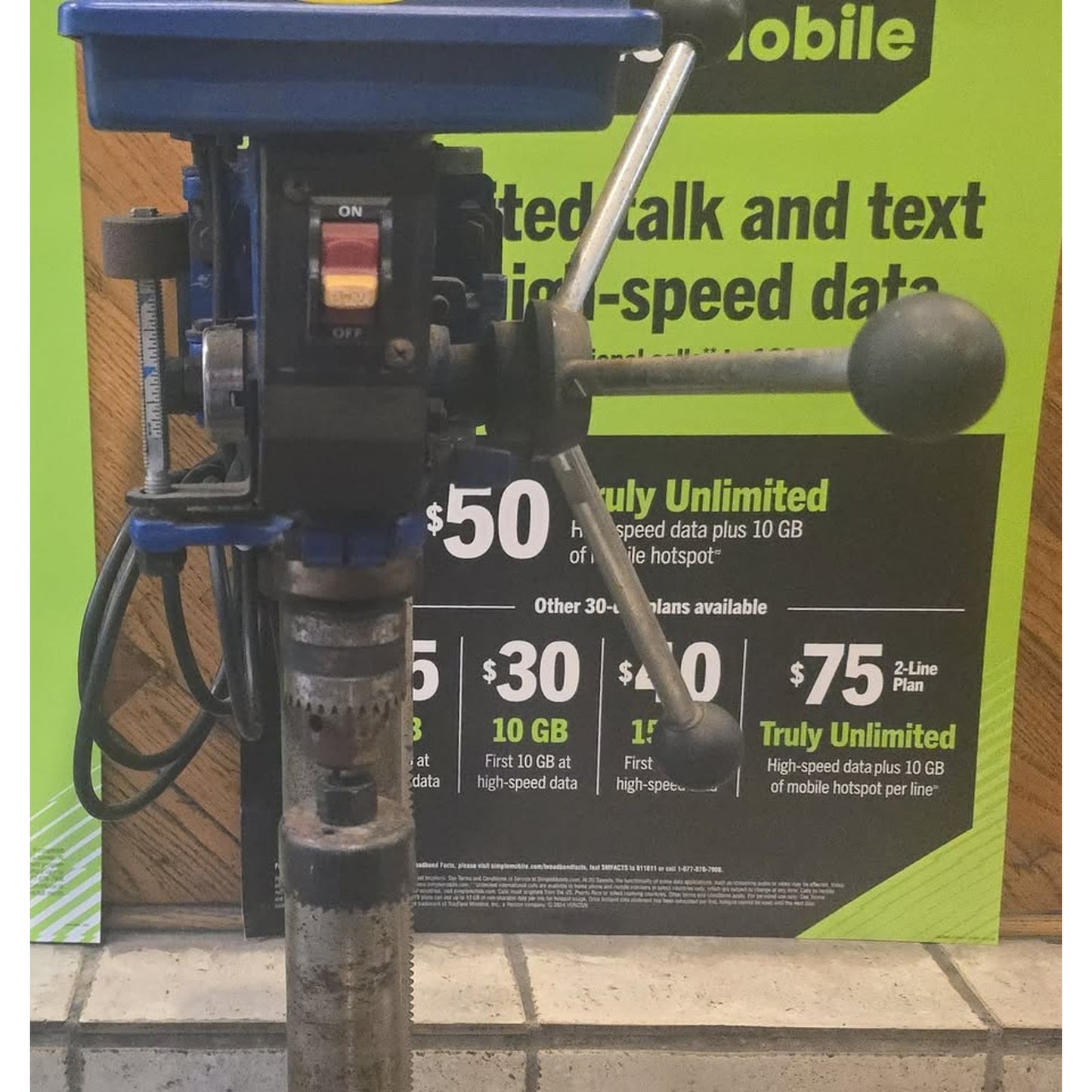 Fisch 6-Speed 12" Easy Arc Heavy Duty Drill Press