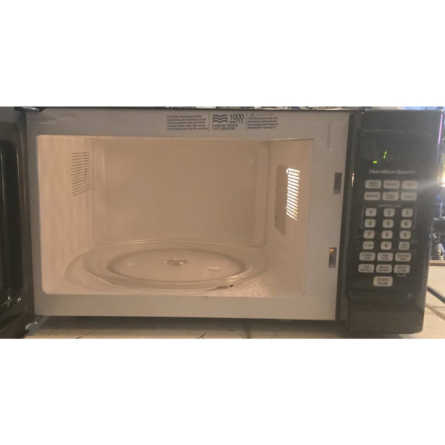 Hamilton Beach 1.1 Cu Ft Countertop Microwave / P100M80ALS3B /