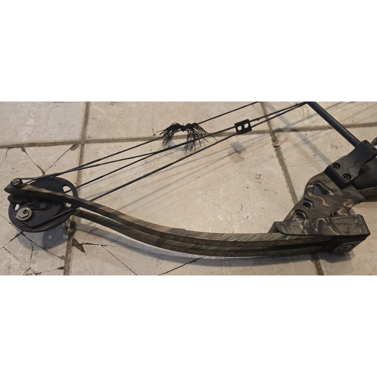 Vintage Golden Eagle Compound Bow Falcon Draw Weight 50-70lbs with Case