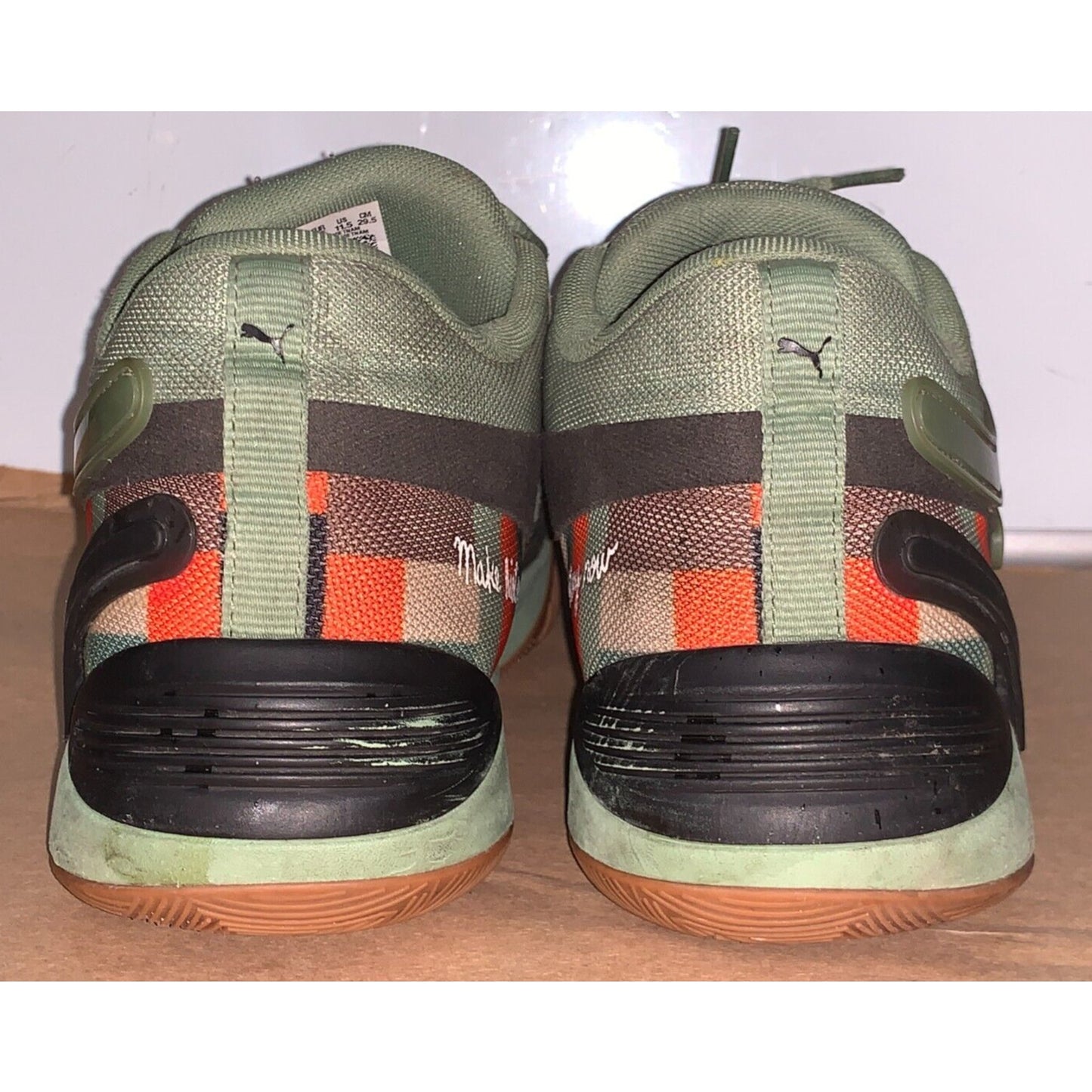 Puma TRC Blaze Court X Black Fives “Dusty Forest” Sample 377583-02 Men’s 11.5