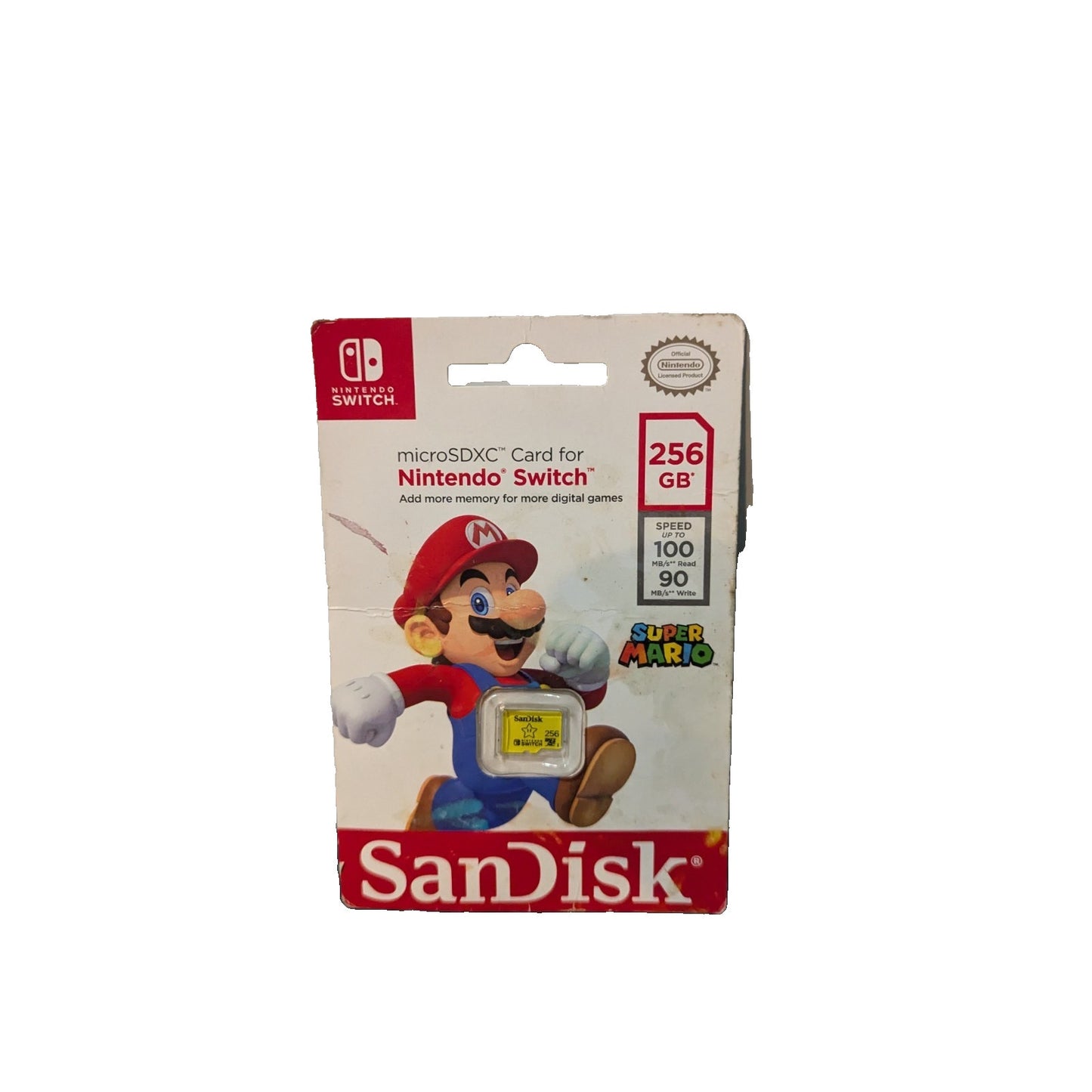 Mario SanDisk 256GB Nintendo Switch Memory Card MicroSDXC Card