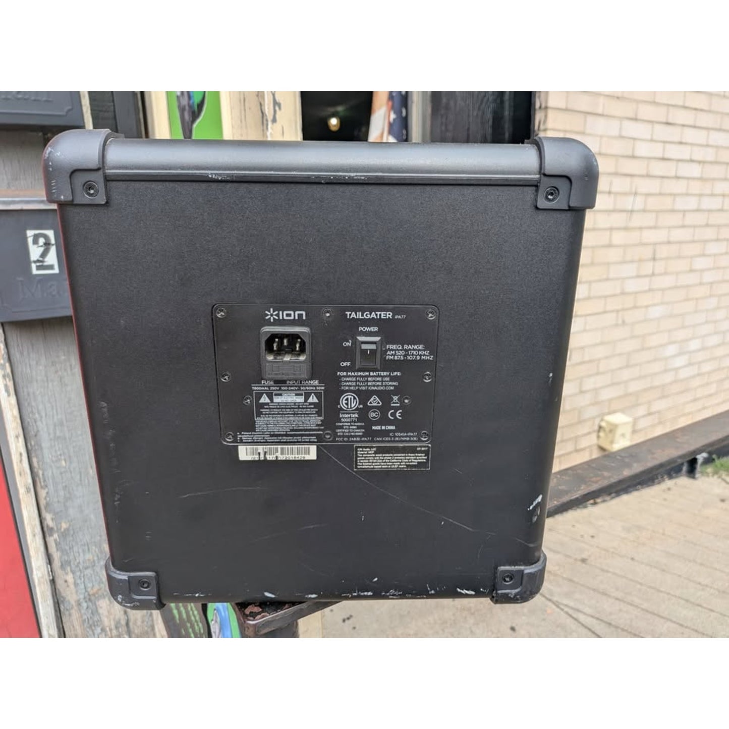 Ion Tailgater IPA-77 Bluetooth Speaker
