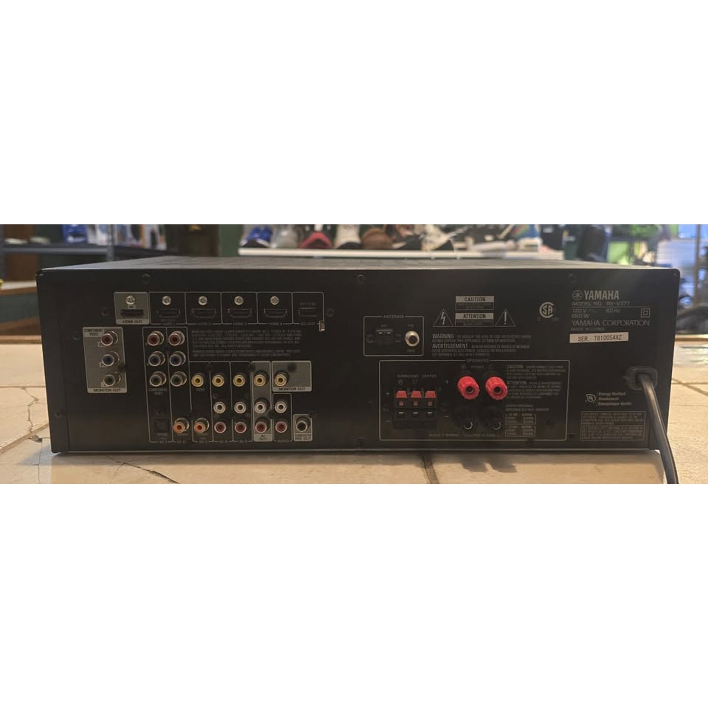 Yamaha RX-V377 / 120V / 260W / AV Receiver