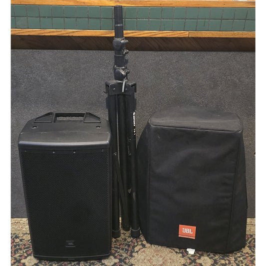 JBL EON612 12" 1000W Powered 2-Way Loudspeaker w/ Bluetooth + Cover + Stand