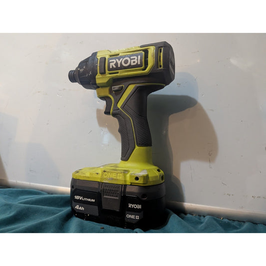 RYOBI 18 Volt Cordless 1/4 in. Impact Driver (Tool Only)