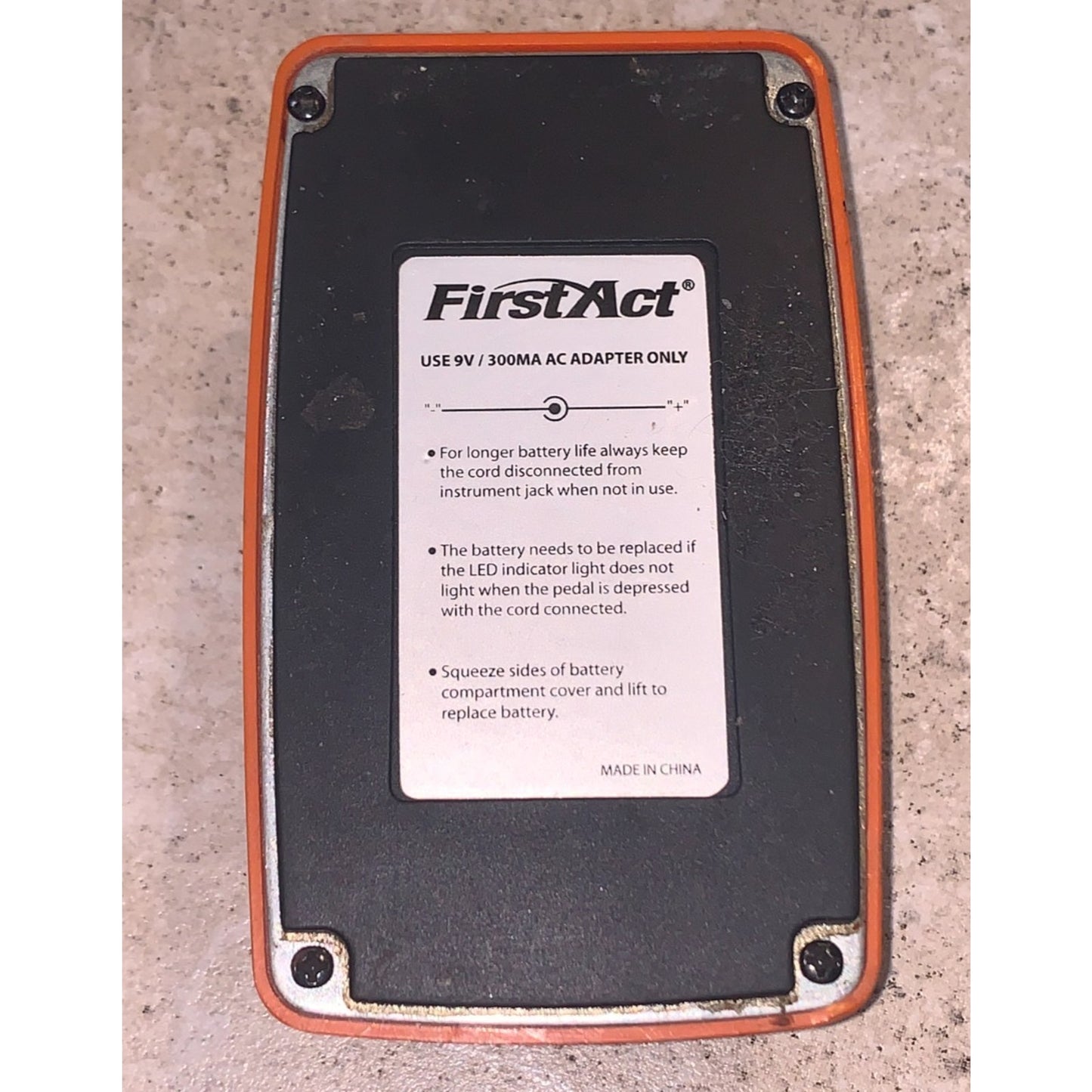 Vintage, First Act Distortion Pedal, MX510