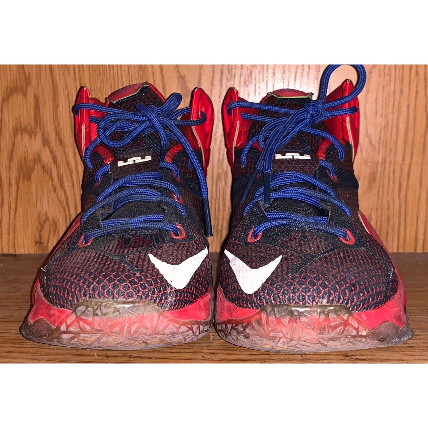 Nike Lebron 12 Superman 685181-601 Red/Blue/Black Size 6.5 Youth