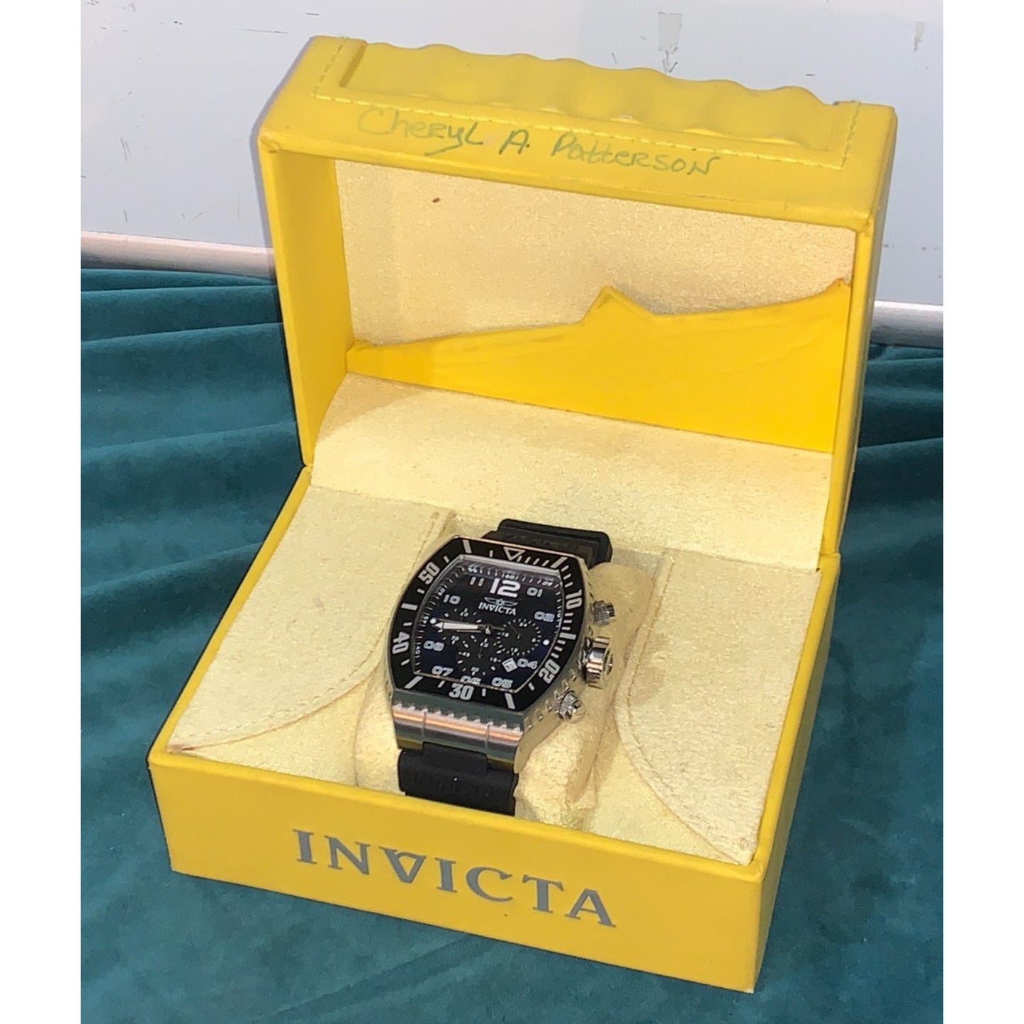 Invicta 47281 Pro Diver 51mm Airlock Men's Chronograph Blue Dial Silicone Strap