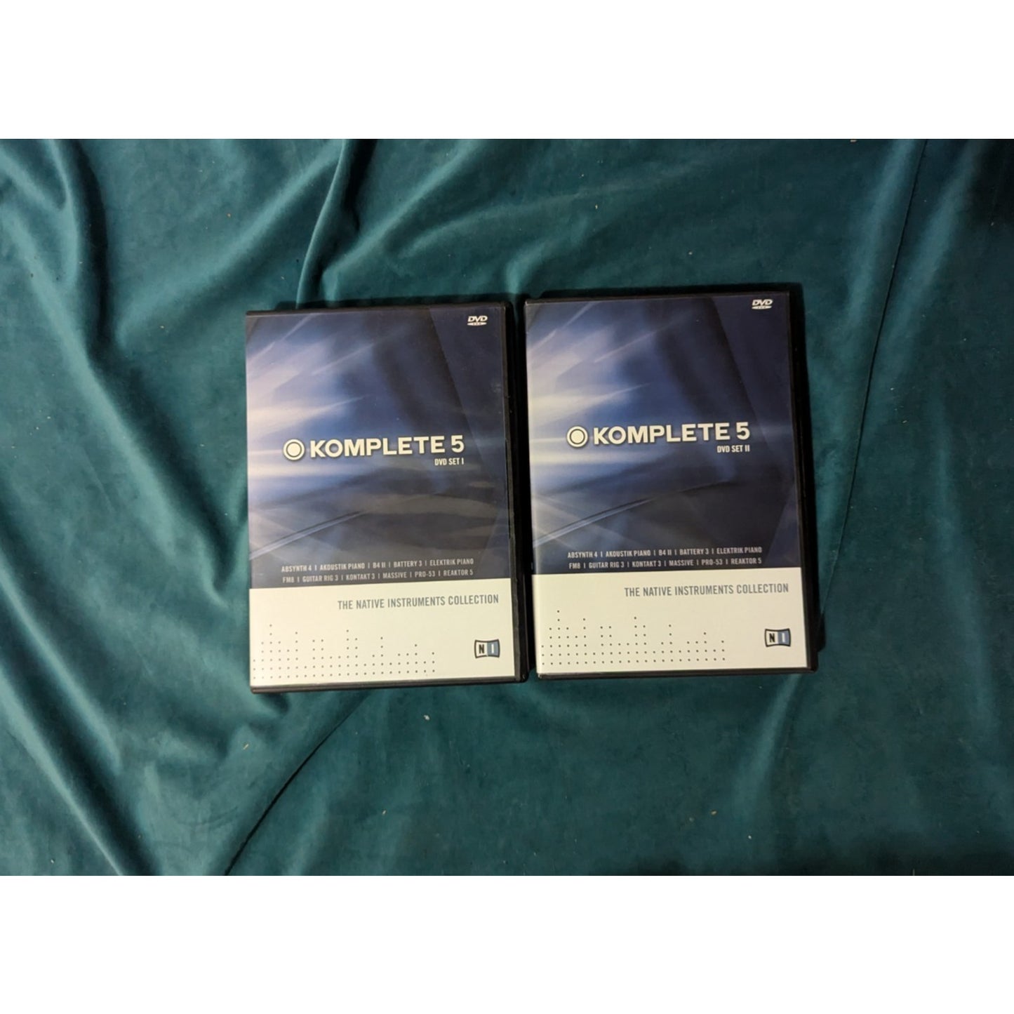 Komplete 5 DVD-rom Set I & IINative Instuments Collection 6 Disc Set