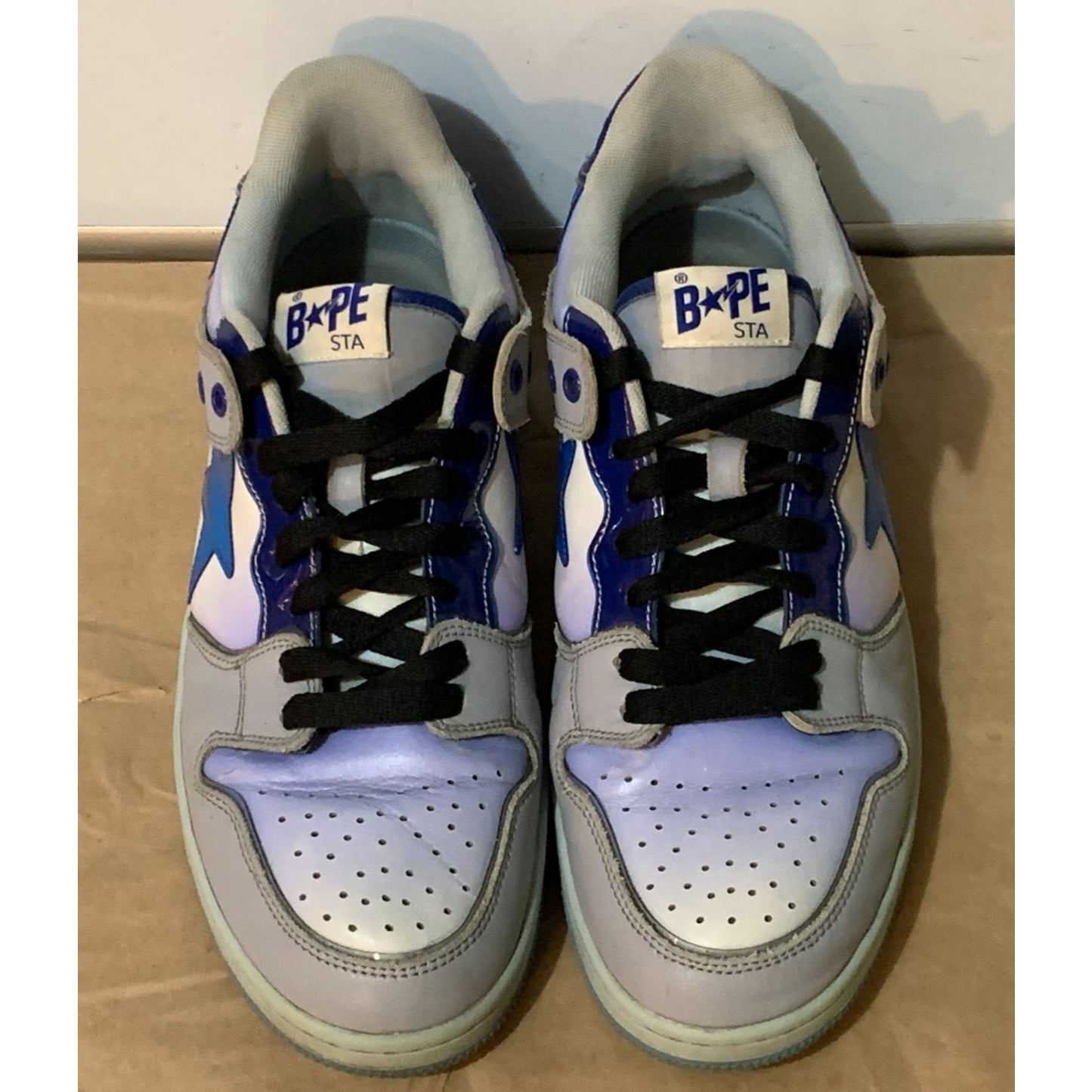 A Bathing Ape Bape SK8 STA Blue/White Size 12