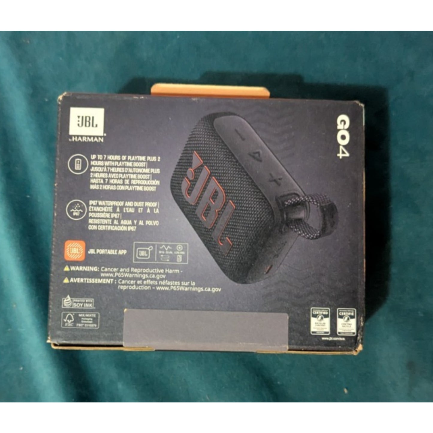 JBL Go 4 Wireless Speaker Black