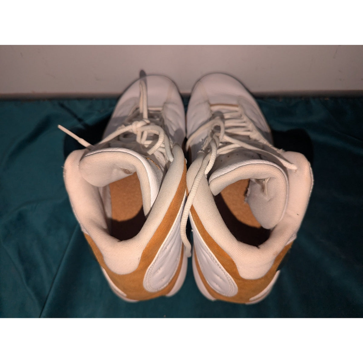 Air Jordan 13 Retro 2023 White/Wheat Leather 414571-171 Men Size 10.5