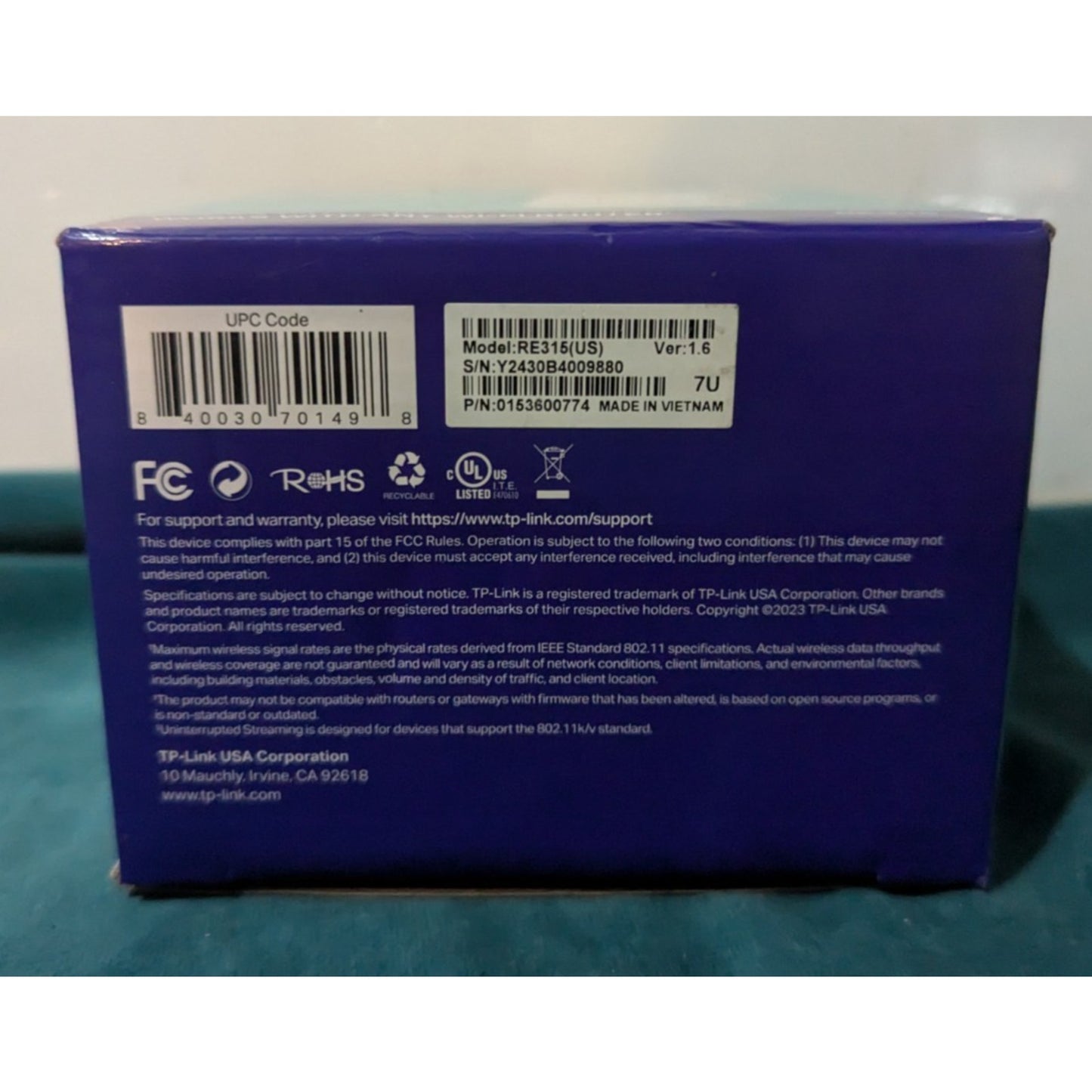 TP-Link RE315 AC1200 WiFi Extender