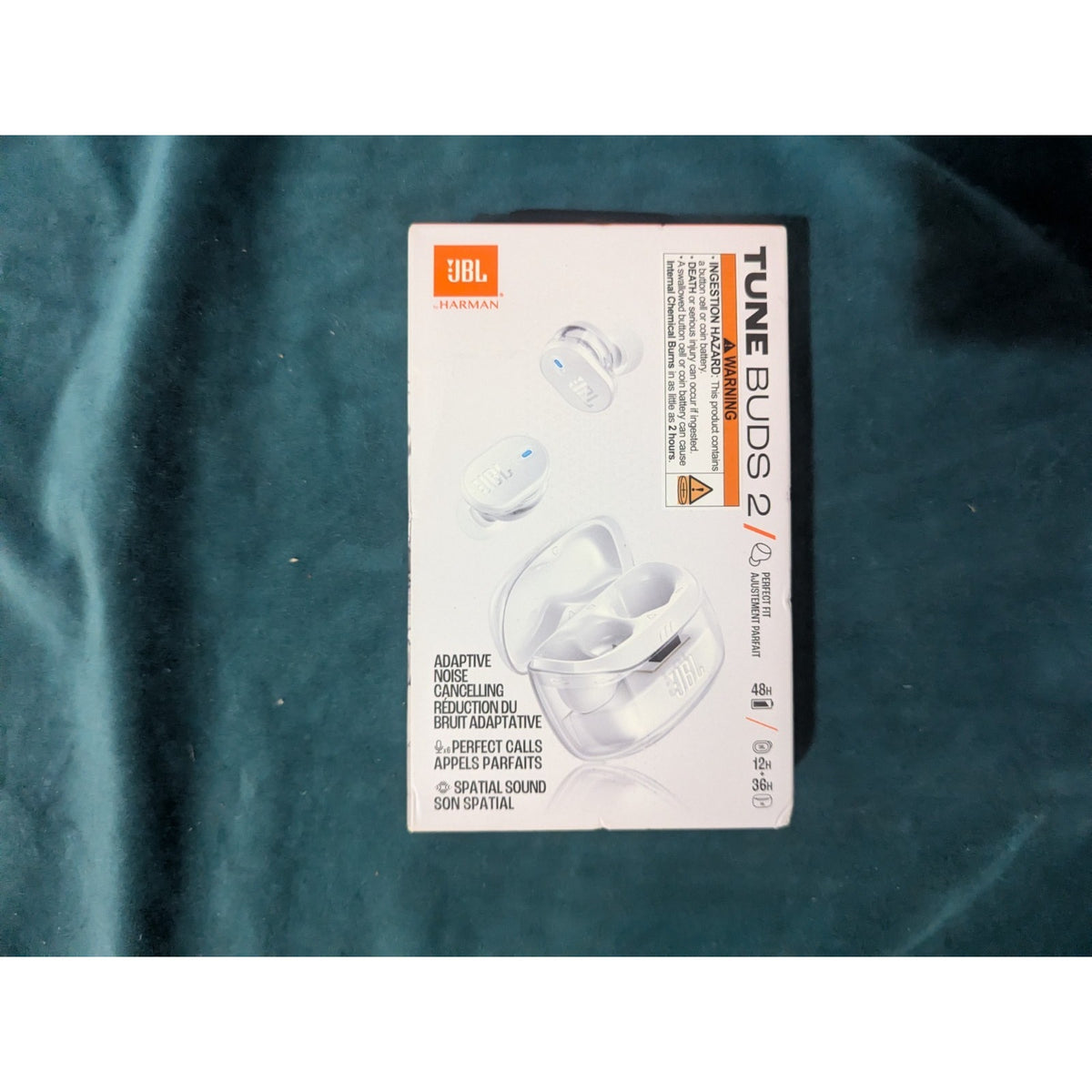 JBL Tune Buds 2 Wireless Headphoes - White
