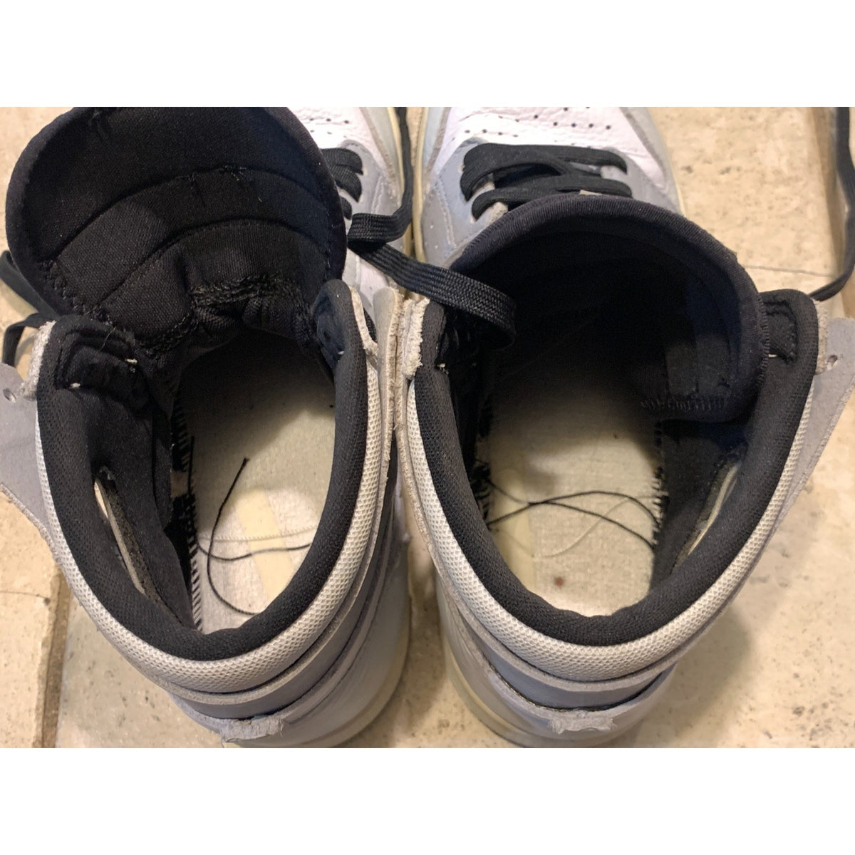 Air Jordan 1 Zoom CMFT 2 Metallic Silver Sneakers Size 10 FJ4652-100(NO SOLES)