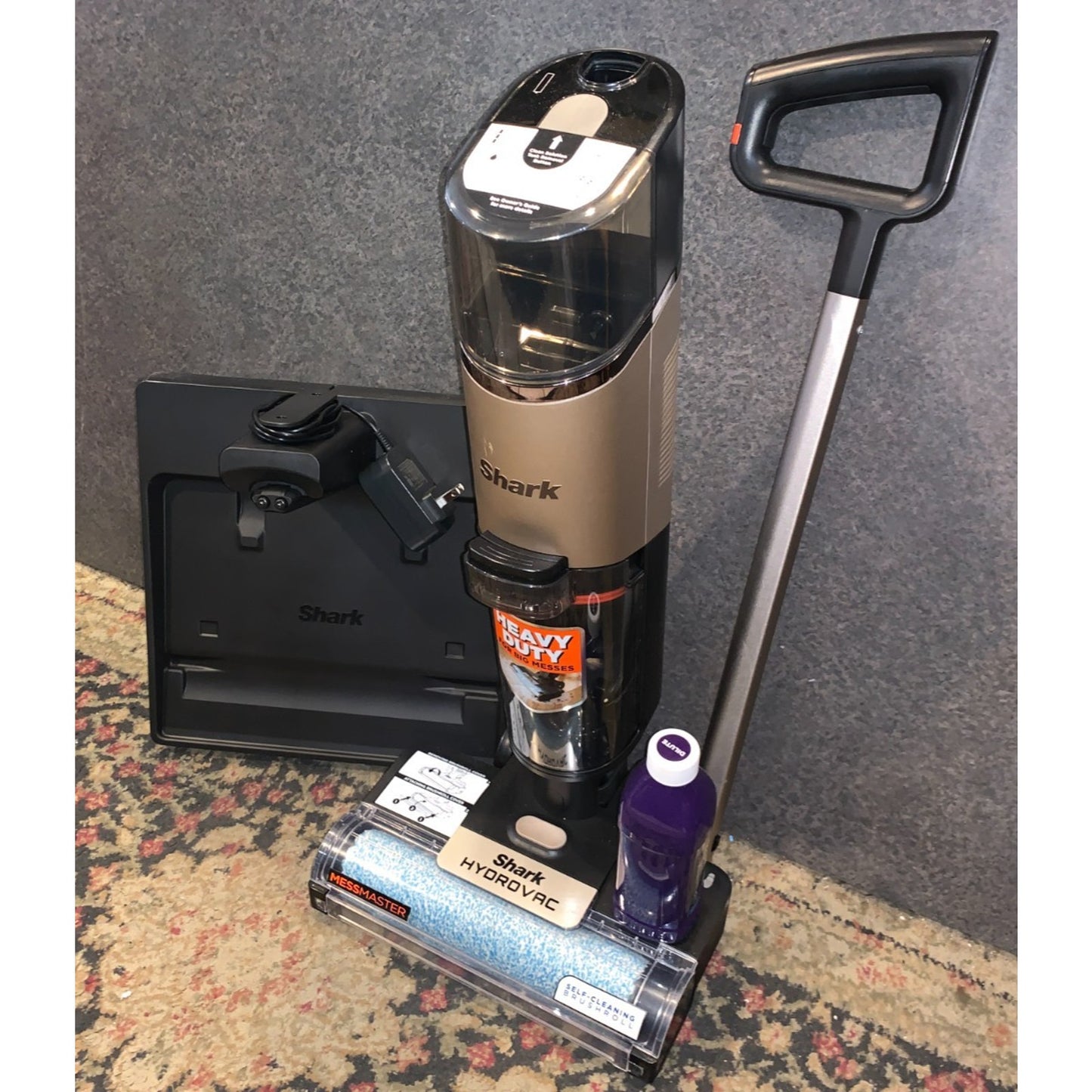 Shark HydroVac MessMaster Wet Dry Vacuum Cleaner, Cordless, 3-in-1 Vacuum Mop