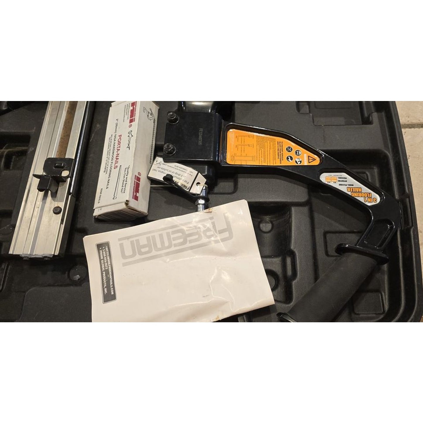 Freeman PFL618BR Pneumatic 3in1 16 Gauge Flooring Nailer Wolfpack